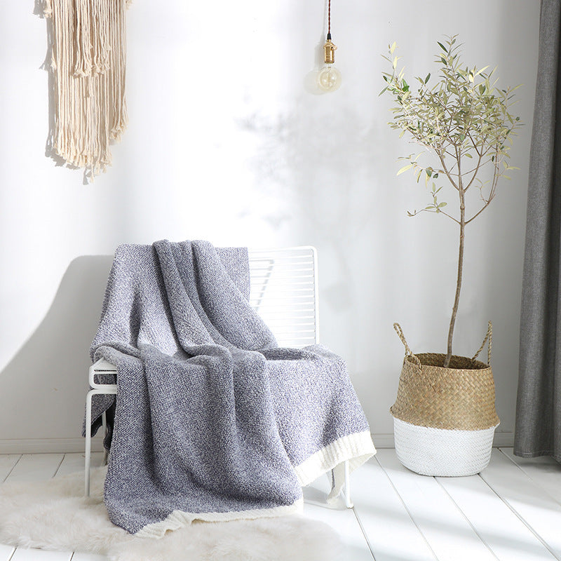 Plaid Cocooning en Maille Douce – 130x160 cm