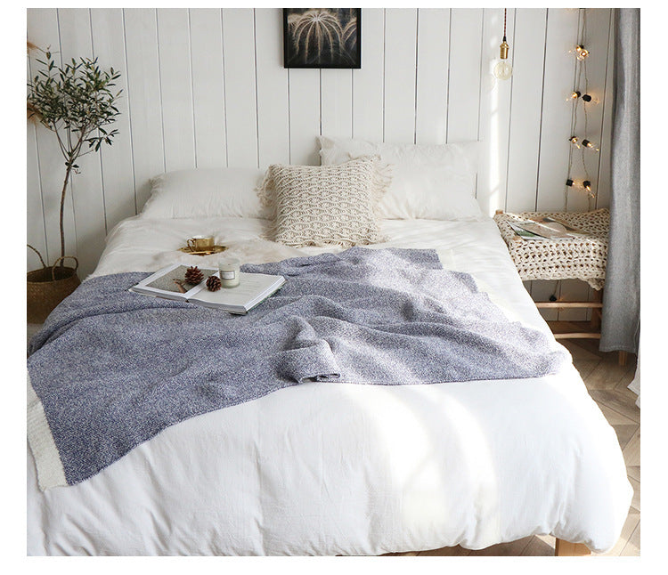 Plaid Cocooning en Maille Douce – 130x160 cm