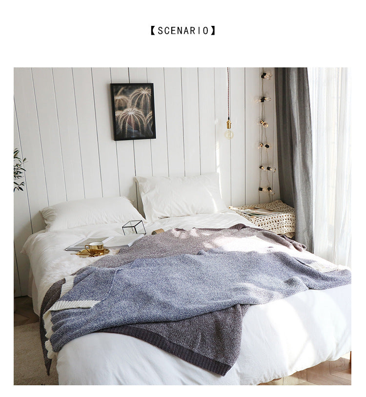 Plaid Cocooning en Maille Douce – 130x160 cm
